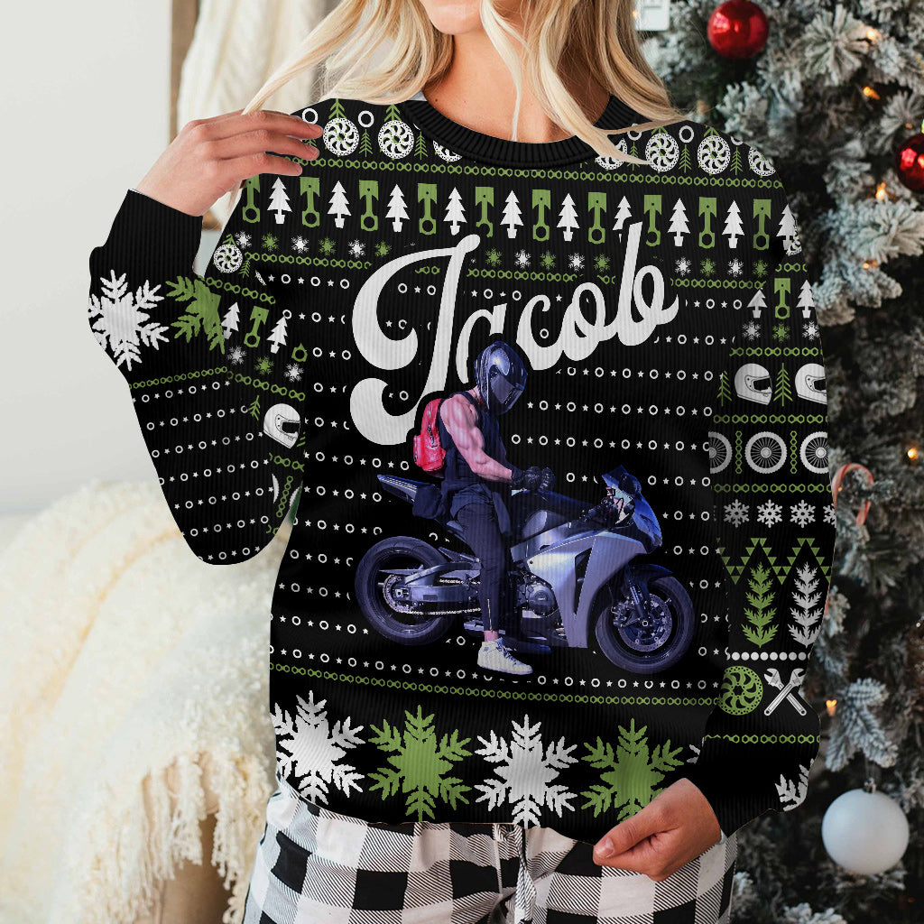 Motorradliebe – Personalisierter Biker-Pullover