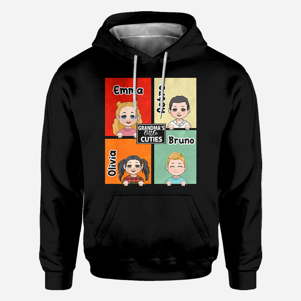 Les petits chouchous de grand-mère - Cadeau pour grand-mère, tante - T-shirt personnalisé intégral