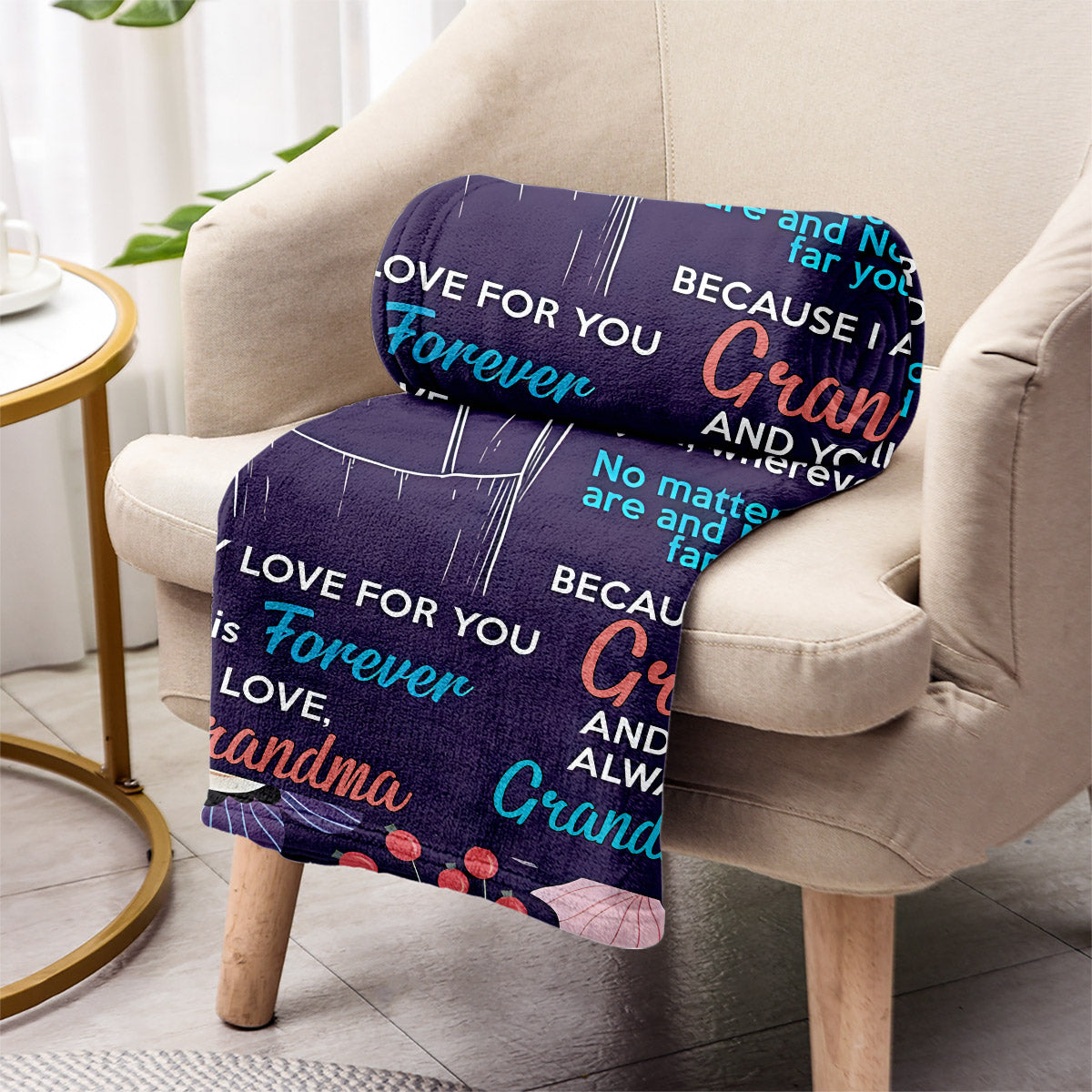 Tu seras toujours ma petite-fille - Couverture personnalisée pour grand-mère