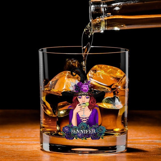 Don't F With My Energy - Personalized Witch Rock Glass
