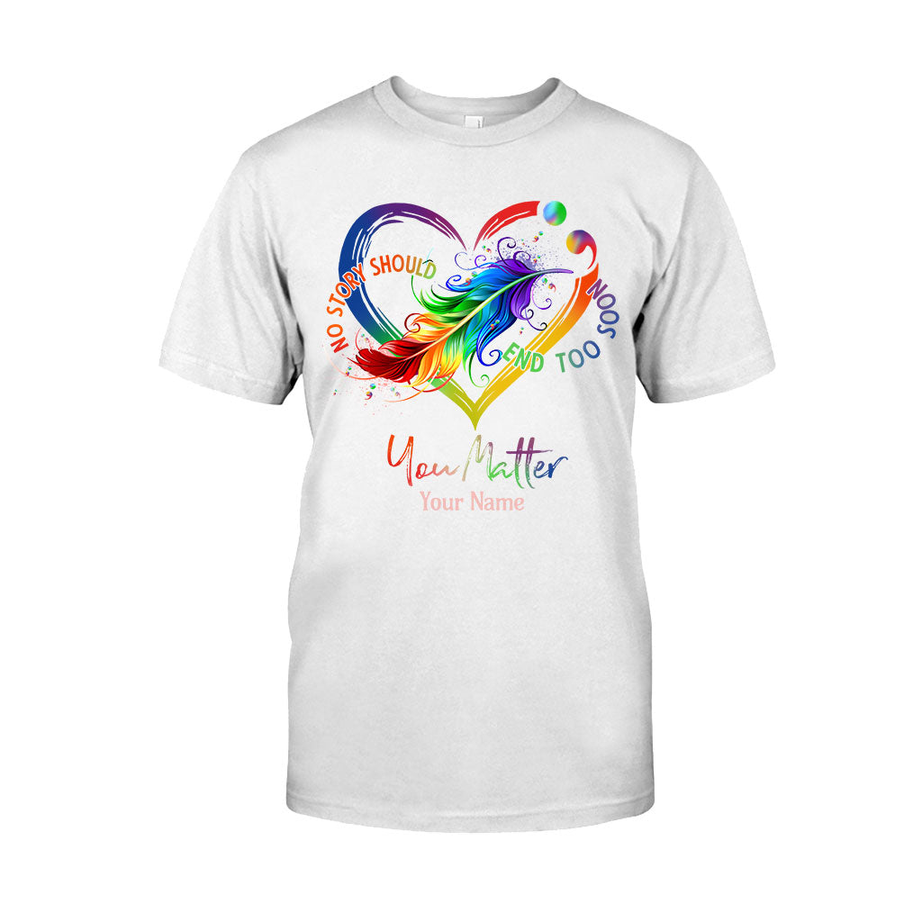 Votre vie compte - T-shirt et sweat à capuche personnalisés pour la prévention du suicide
