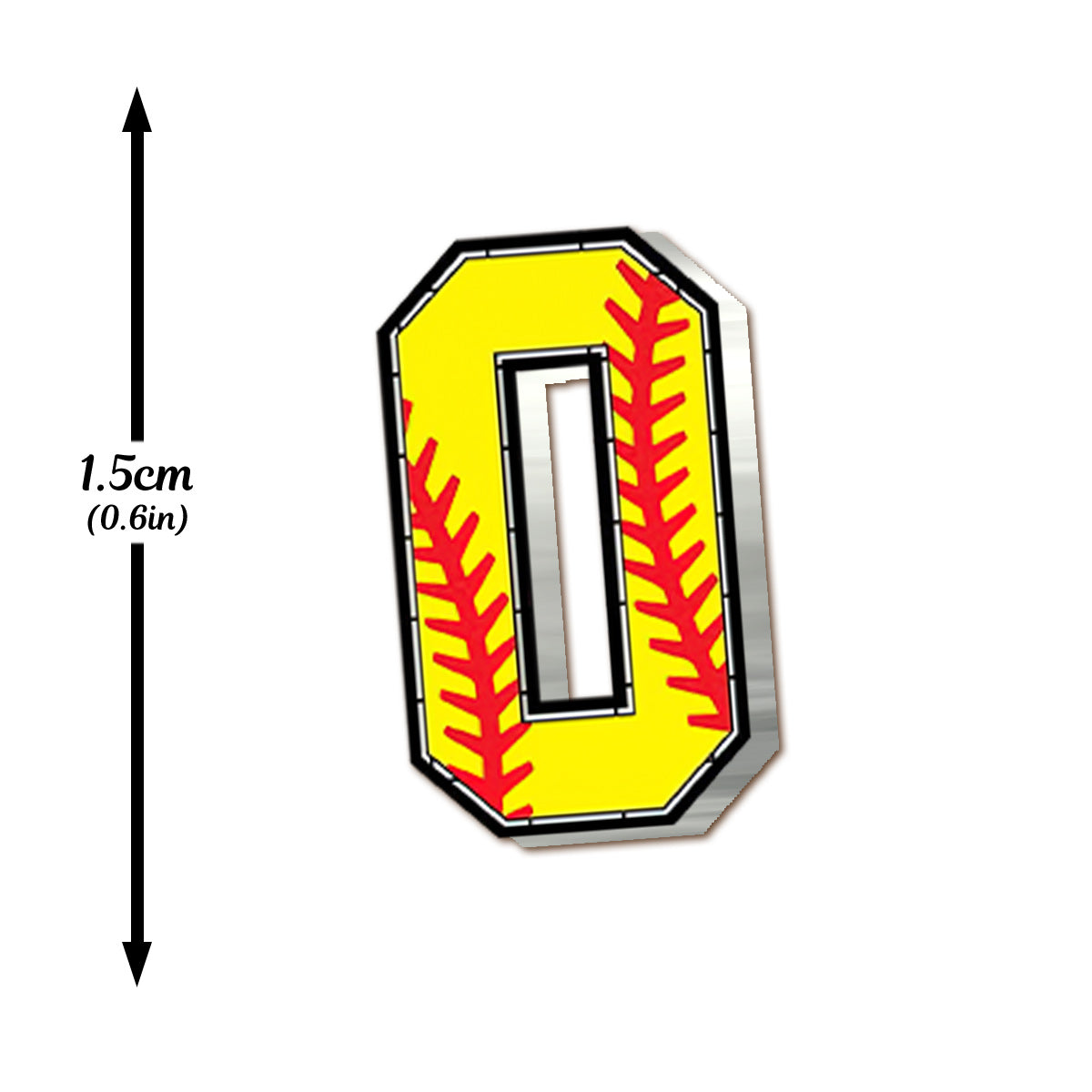 Spielernummer für Softball-Fans – Personalisierte Softball-Ohrstecker