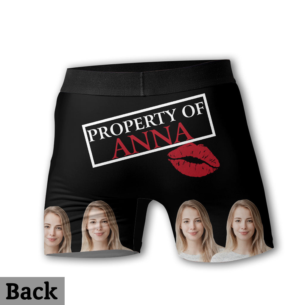 Property - Personalized Couple Men’s Boxer Briefs