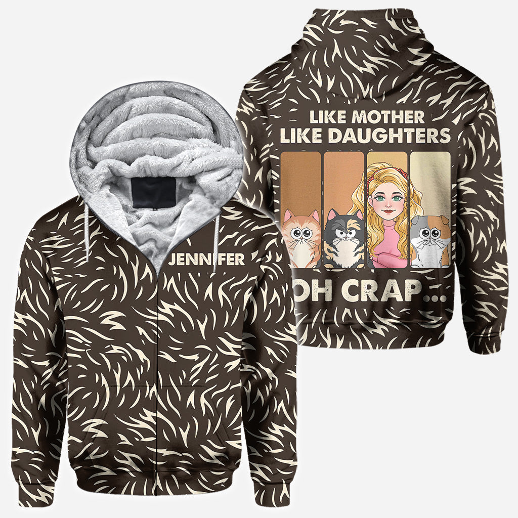 T-shirt personnalisé avec un chat - Amoureux des animaux : T-shirt à motif chat - T-shirt personnalisé avec un chat sur toute la surface