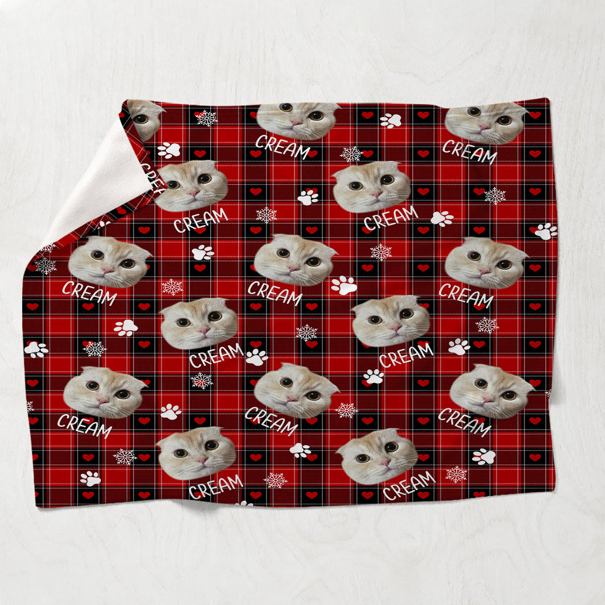 Couverture personnalisée avec photo pour animaux de compagnie - Cadeau idéal pour les amoureux des chats et des chiens - Couverture personnalisée