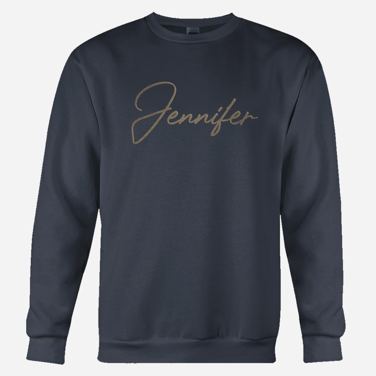 Custom Name - Personalized Step Dad Embroidered Sweater