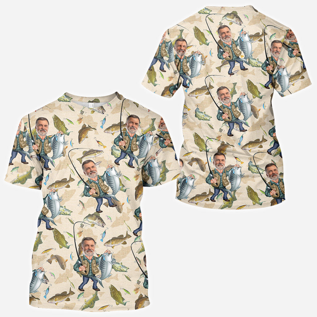 Lustiges Angel-Shirt mit Foto – Personalisiertes Angel-Shirt