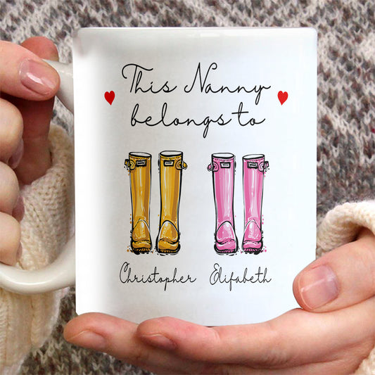 This Grandma/Nana/Mom Belong To - Personalized Grandma Mug