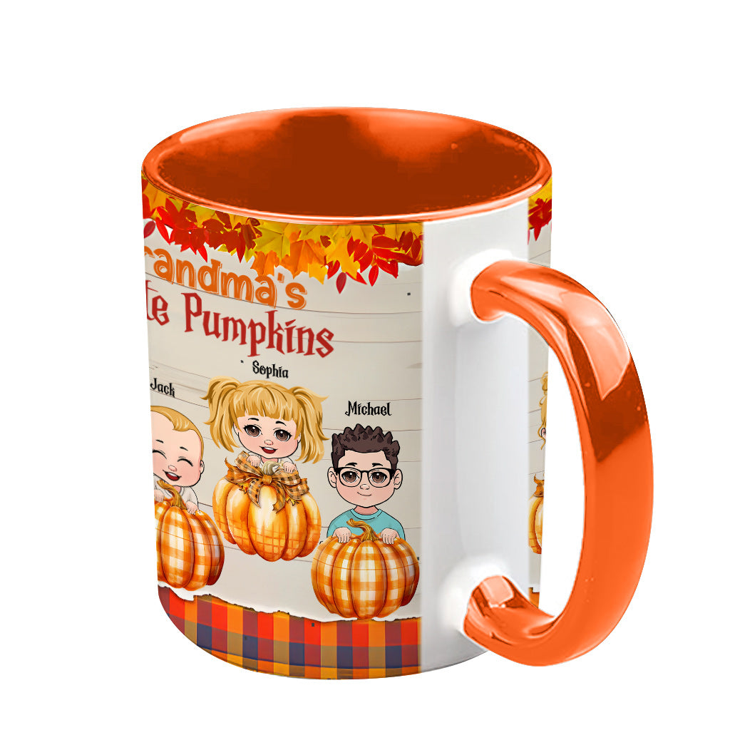 Les petites citrouilles de grand-mère - Mug personnalisé pour grand-mère