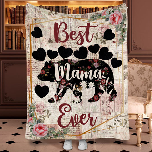 Best Nana Ever - Gift for mom, grandma - Personalized Blanket