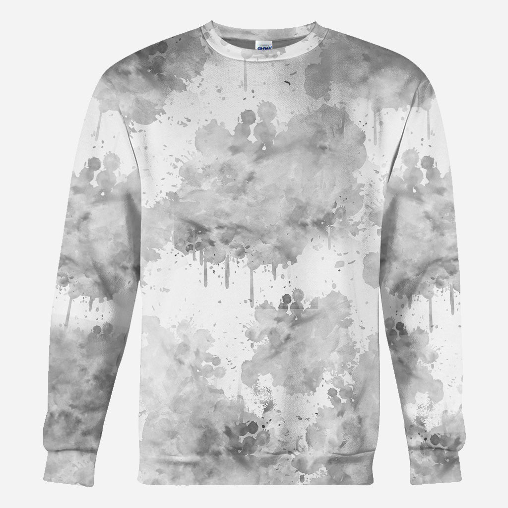 Watercolor Couple - Personalized Couple All Over Shirt