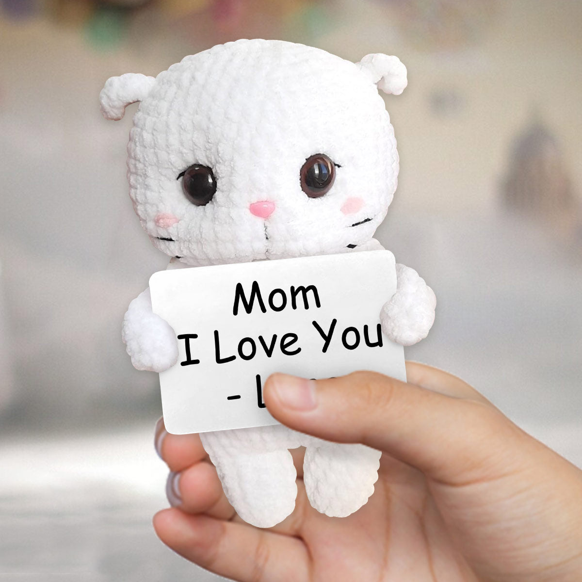 Gehäkelte Haustiere nach Foto – Geschenk für Katzen- und Hundeliebhaber – Personalisierte, handgestrickte Figur