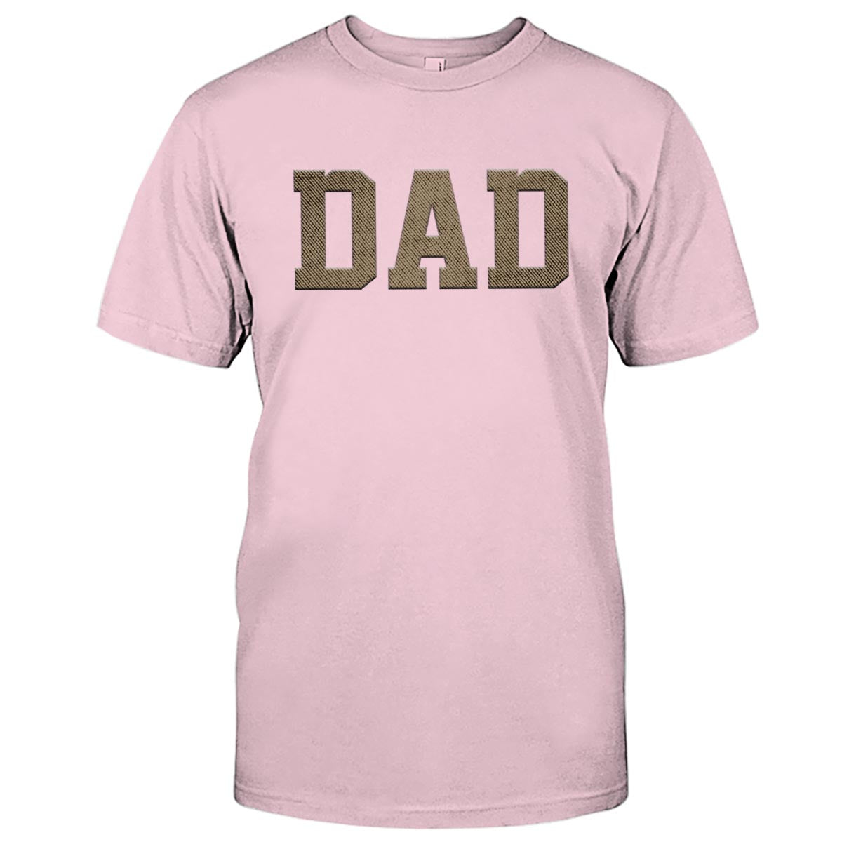 Custom Name - Personalized Father Embroidered T-shirt