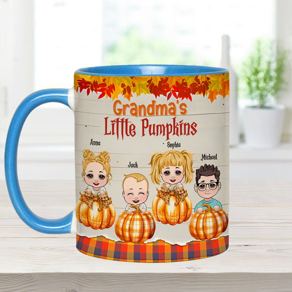 Les petites citrouilles de grand-mère - Mug personnalisé pour grand-mère