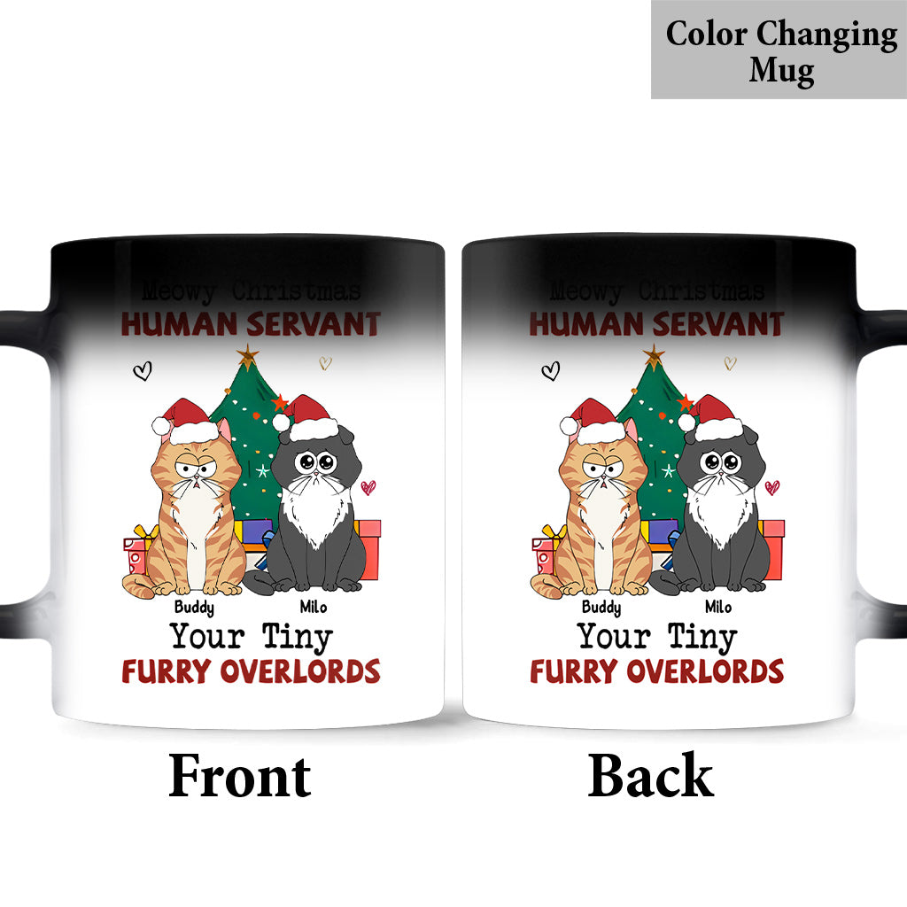Miau-Weihnachten – Personalisierte Katzentasse