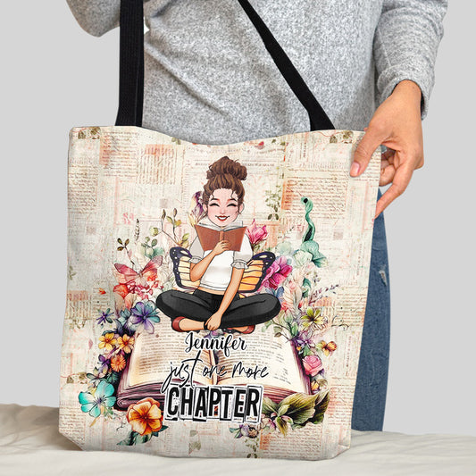 Nur noch ein Kapitel – personalisierte Buchtragetasche