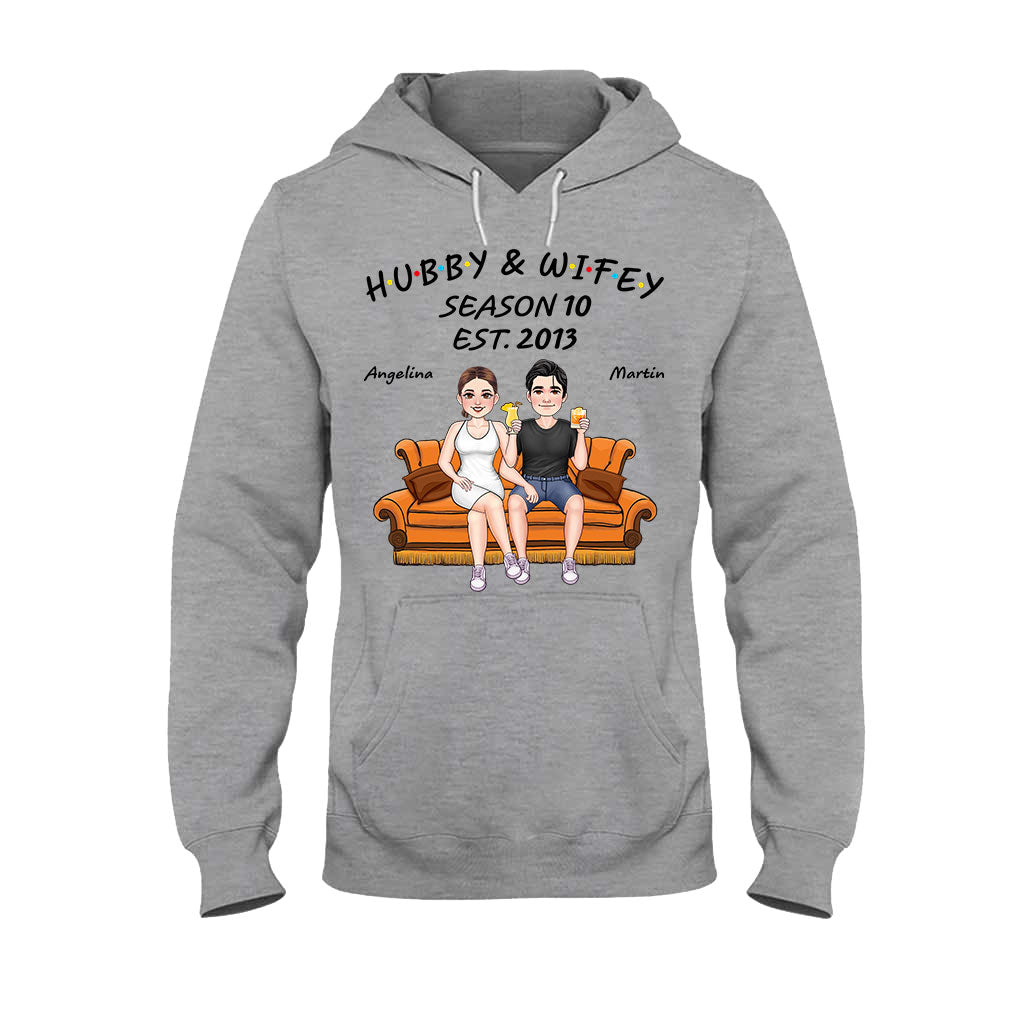 Hubby And Wifey - Personalized Husband And Wife T-shirt And Hoodie
