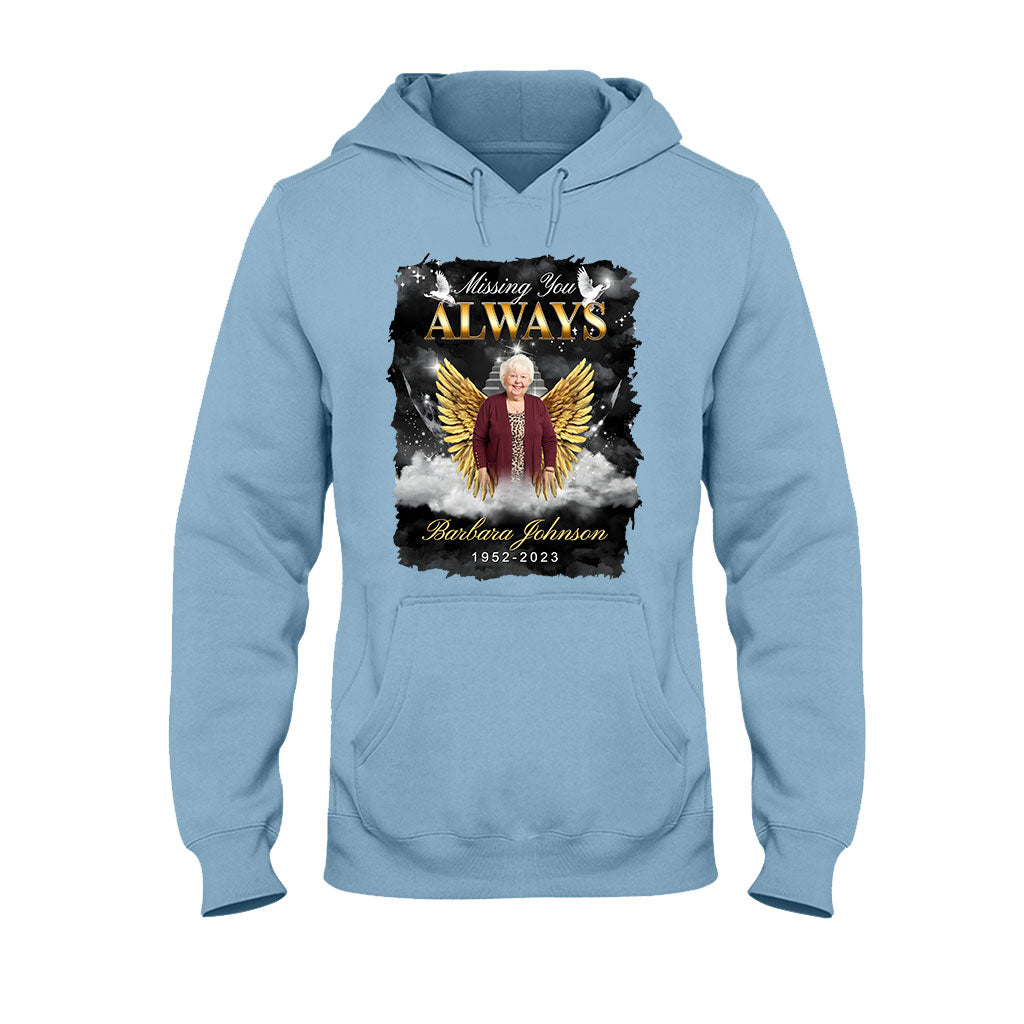 Always In My Heart - Personalized Memorial T-shirt And Hoodie