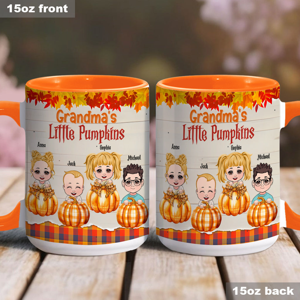 Les petites citrouilles de grand-mère - Mug personnalisé pour grand-mère