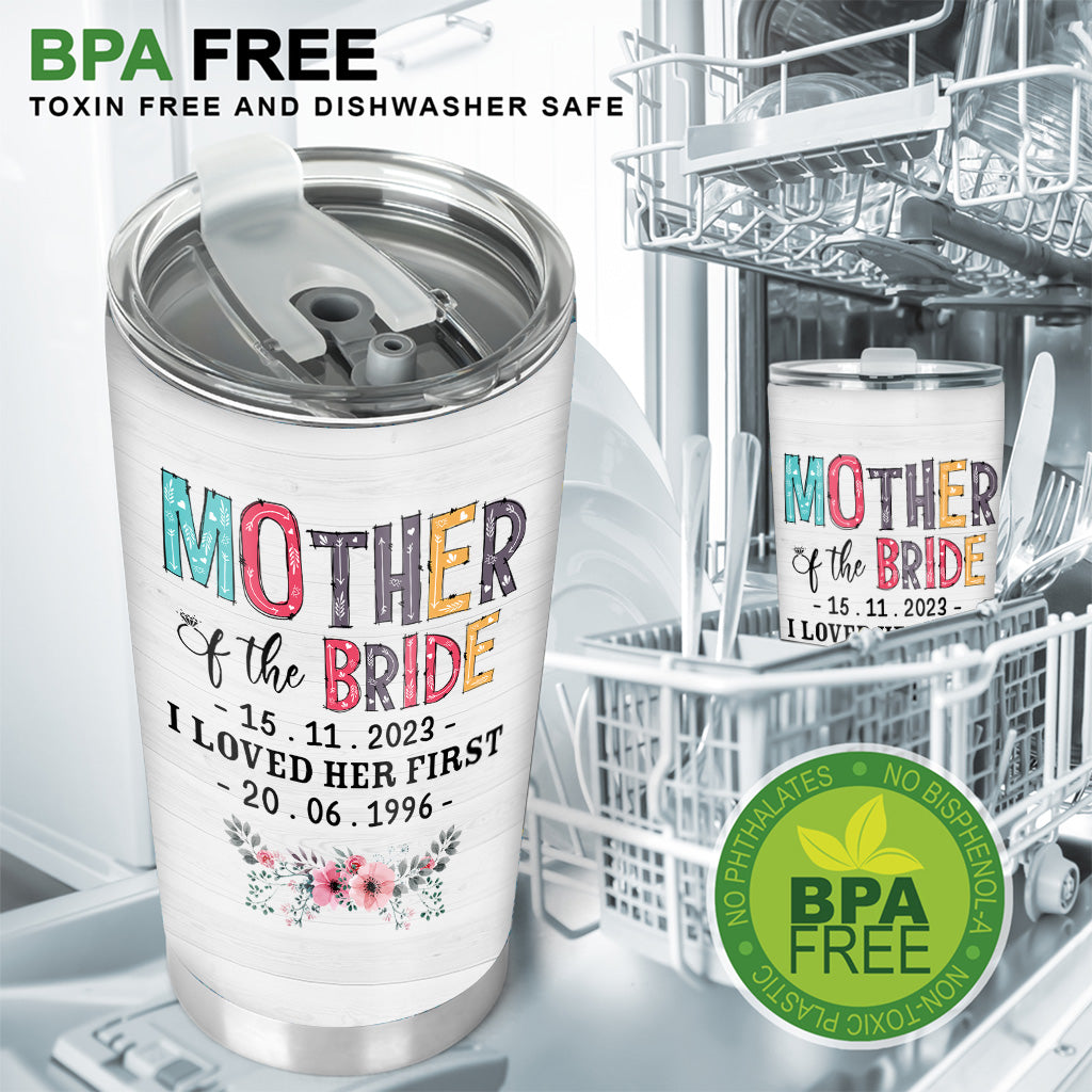 Mother Of The Bride - Personalized Mother Tumbler