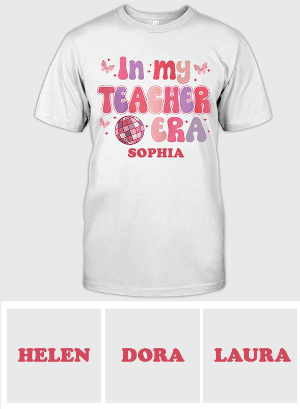 In meiner Lehrerzeit – Personalisiertes Lehrer-T-Shirt und Hoodie