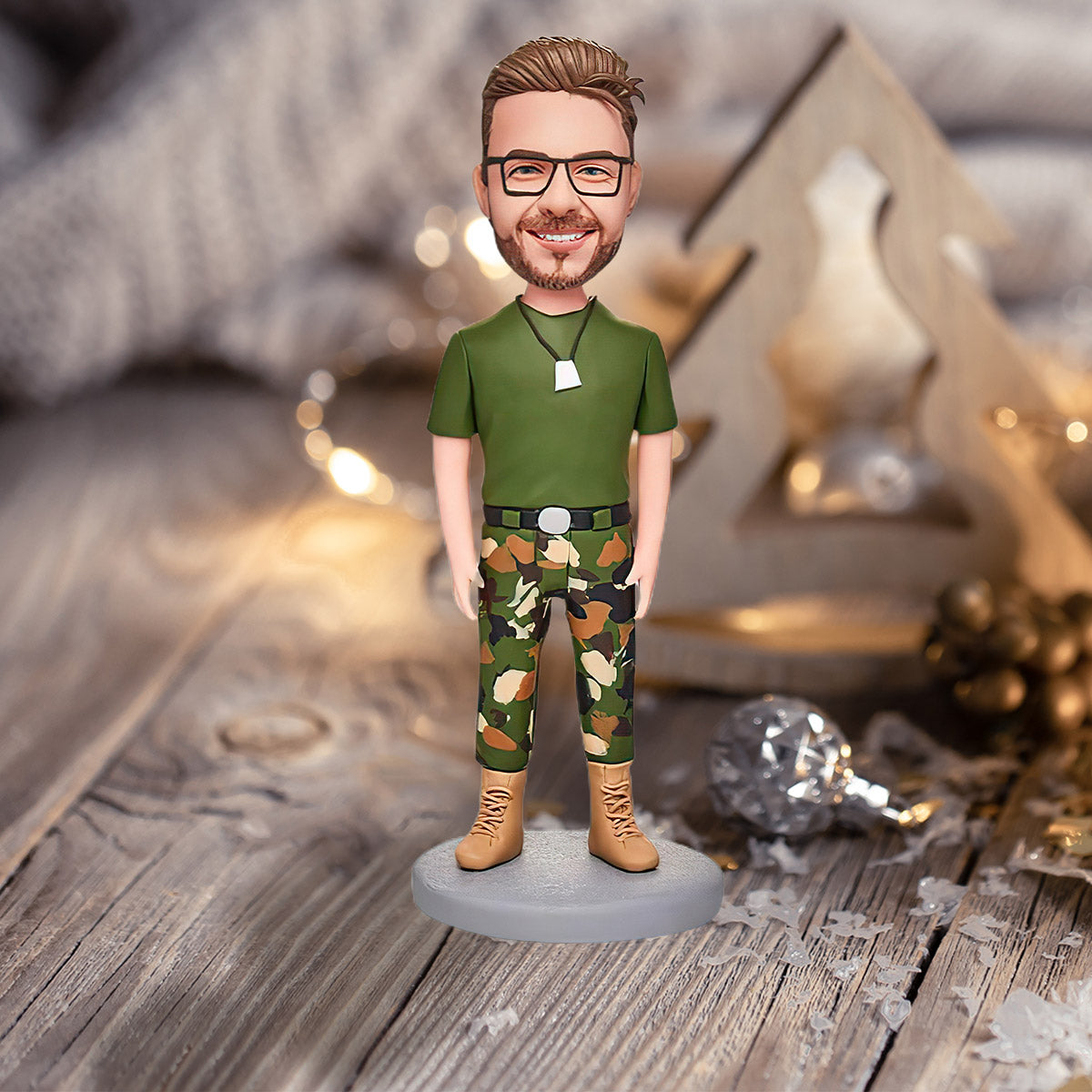 Mini Us - Figurine à tête branlante personnalisée pour frère et sœur