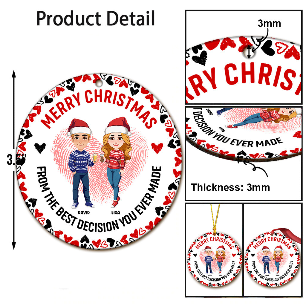 You Are My Favorite Everything - Personalized Couple Ornament