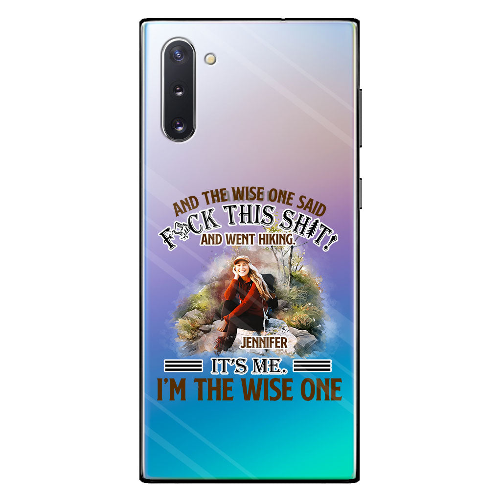 Et le sage dit - Étui de téléphone transparent personnalisé pour la randonnée