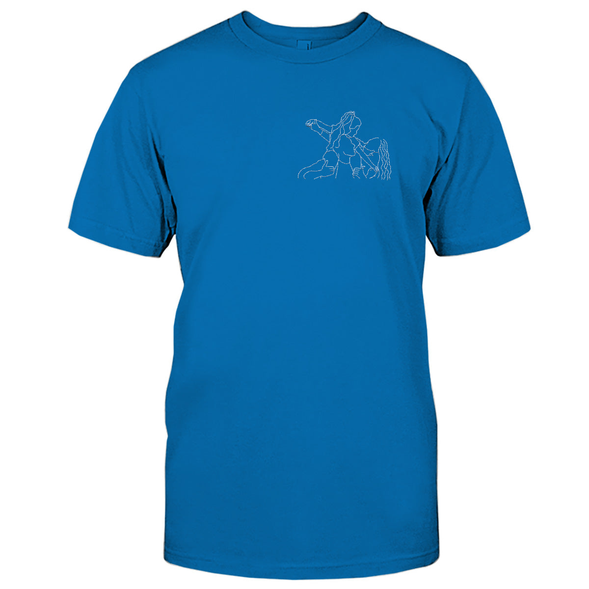 T-shirt brodé personnalisé pour toute la famille - Motifs au trait