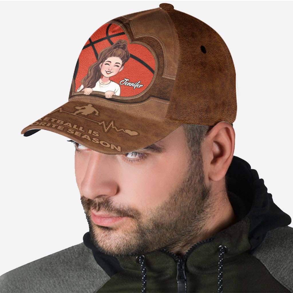 Le basket, c'est ma saison préférée ! - Casquette de basket classique personnalisée