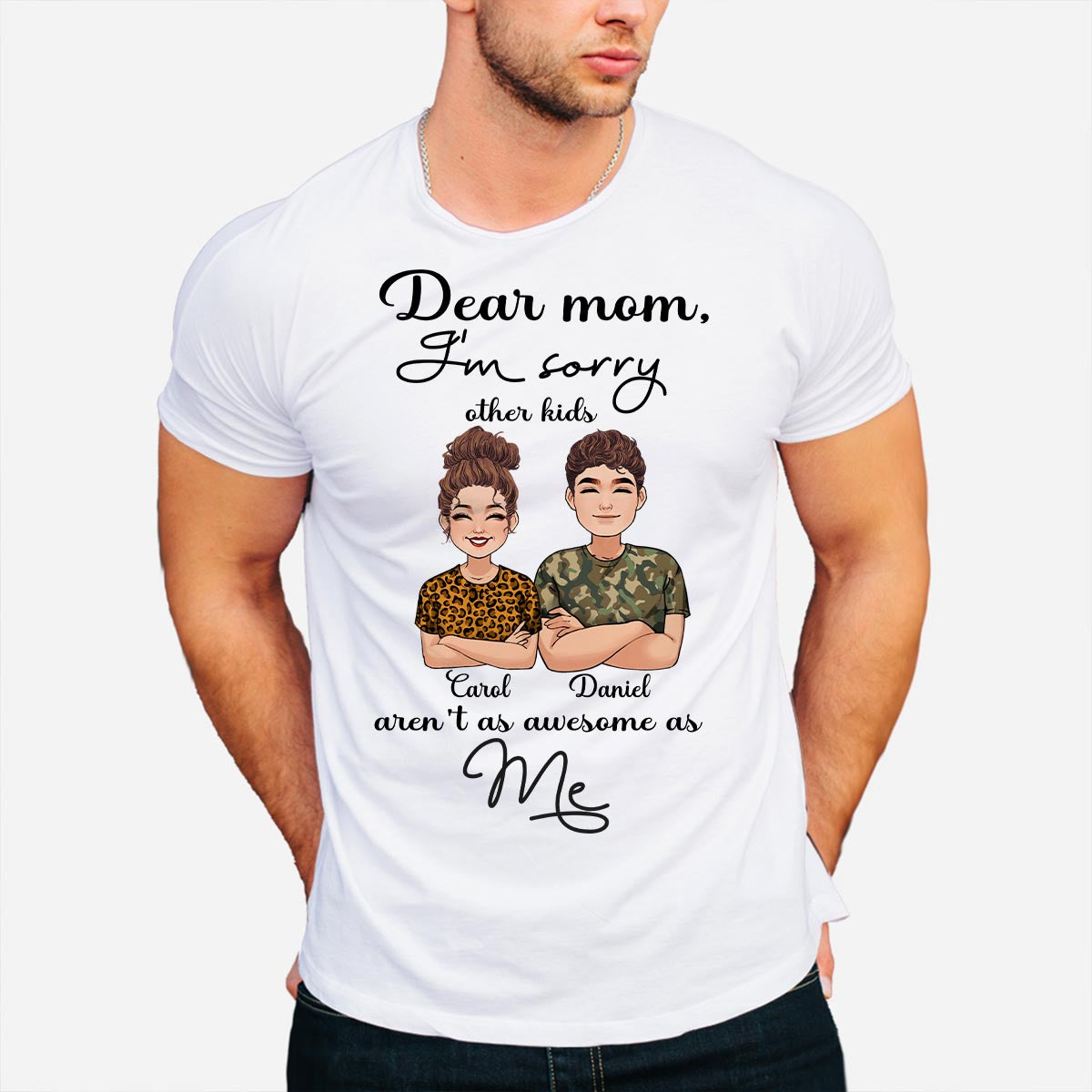 Dear Mom - Personalized Mother T-shirt And Hoodie