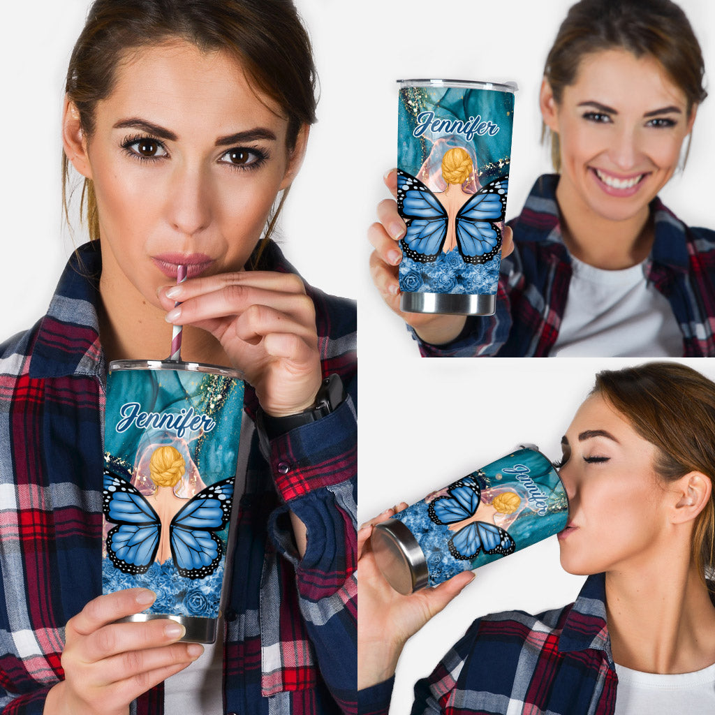 Dreamy Girl - Personalisierter Schmetterlingsbecher