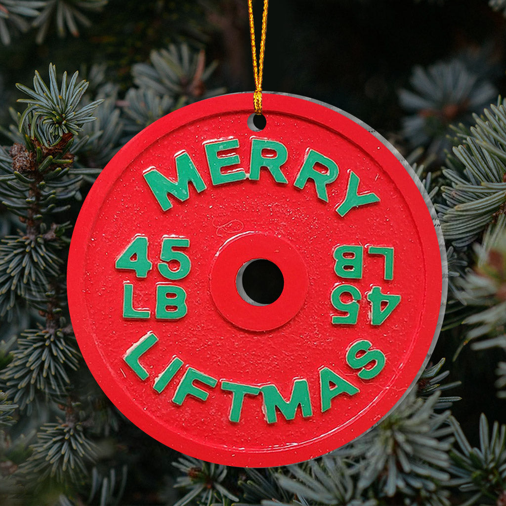 Joyeux Liftmas - Ornement de fitness personnalisé