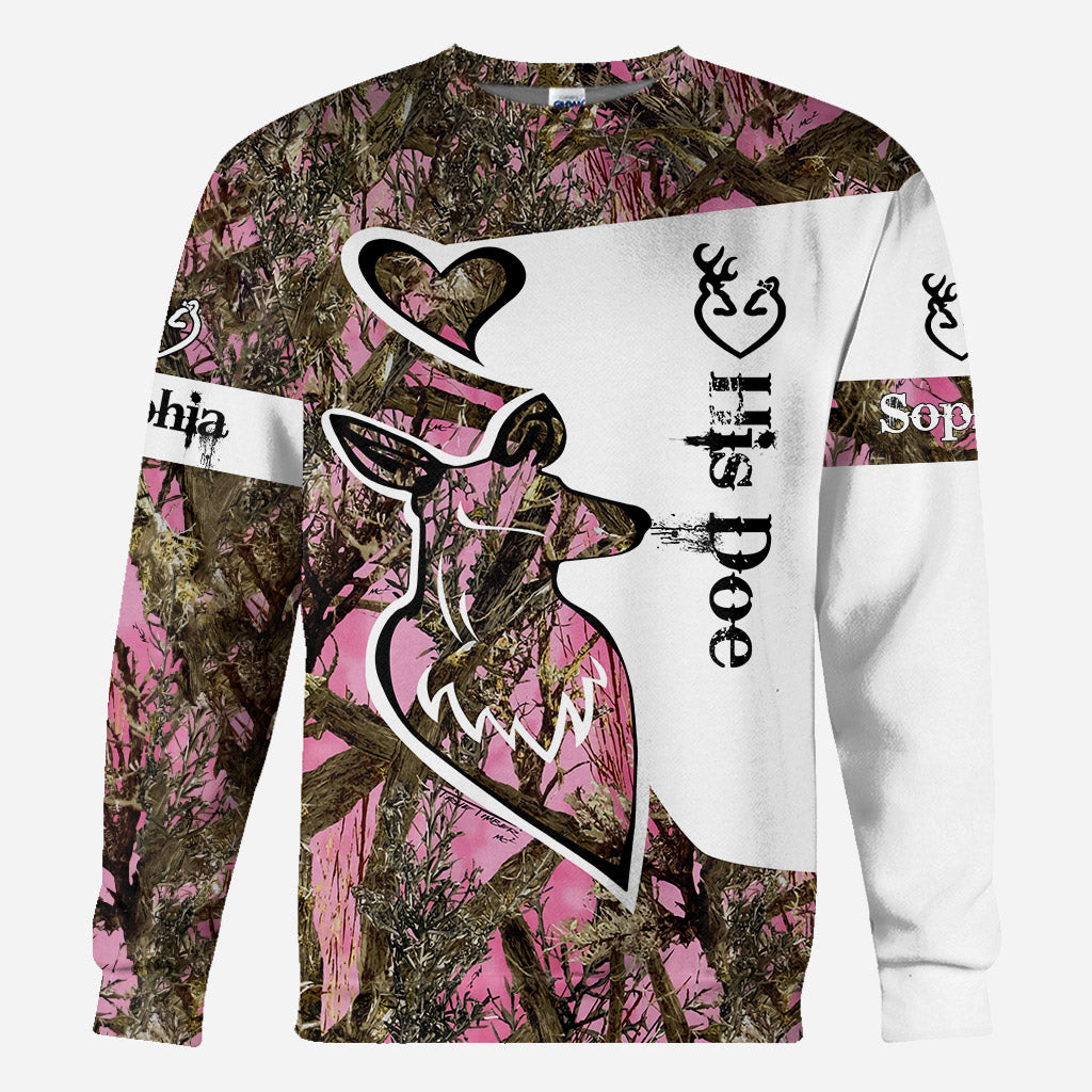 His Buck Her Doe - Personalized Hunting All Over Shirt