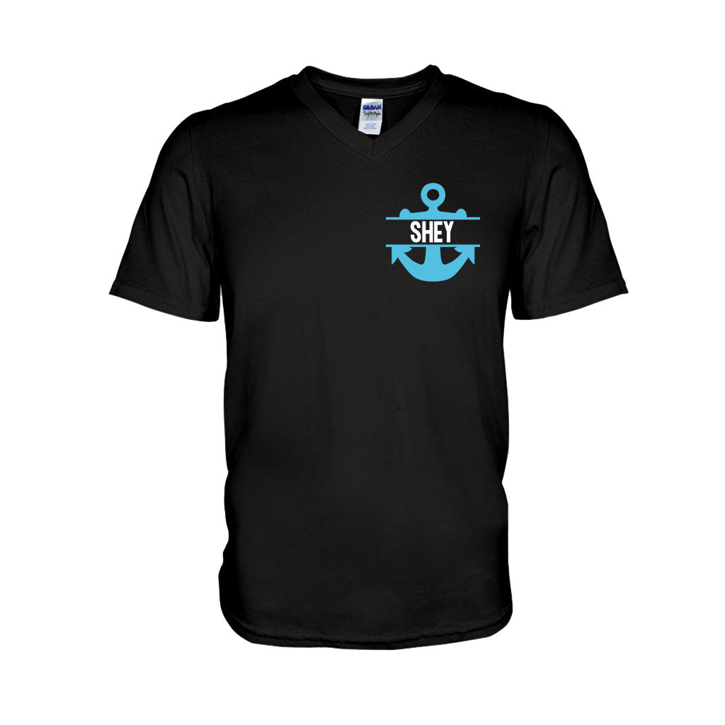 Ich liebe es, wenn wir zusammen auf Kreuzfahrt gehen – personalisiertes Kreuzfahrt-T-Shirt und Hoodie