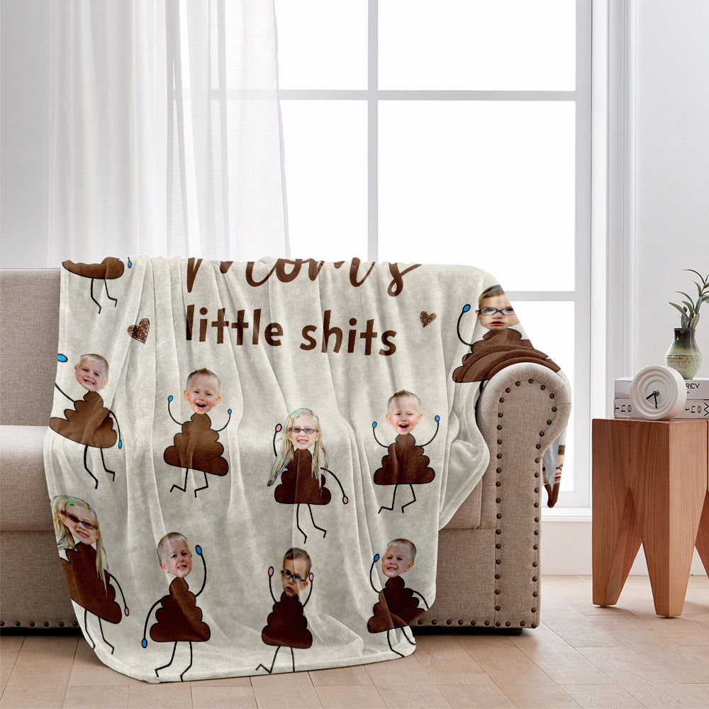 Grandma's Little Cuties - Gift for grandma, mom, dad, grandpa - Personalized Blanket