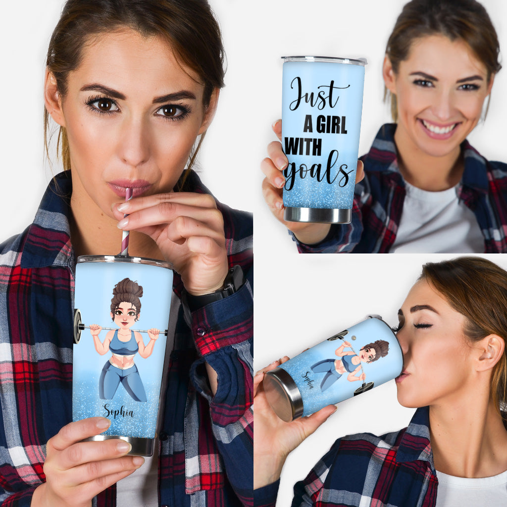 Und sie lebte glücklich bis an ihr Lebensende – personalisierter Fitnessbecher