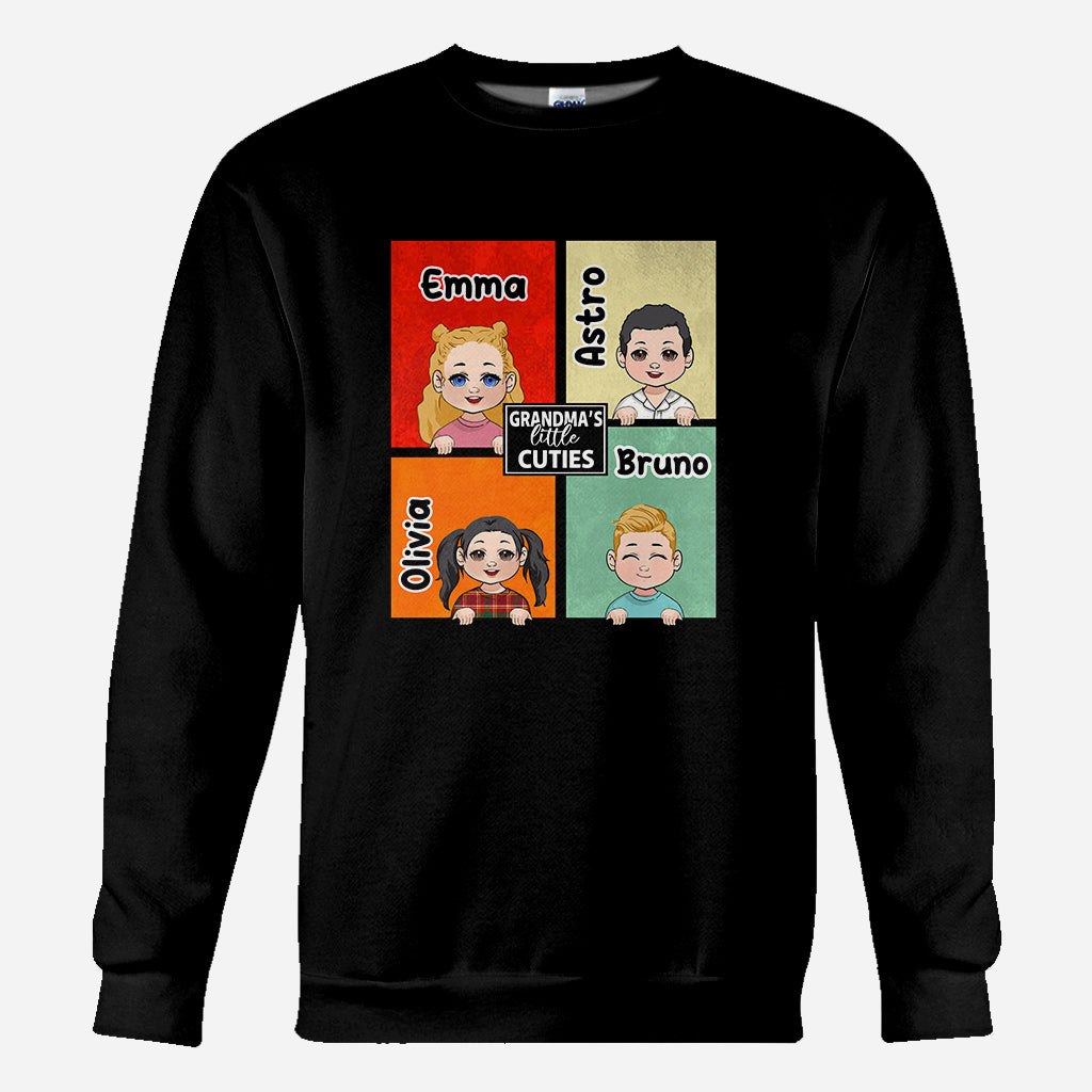 Les petits chouchous de grand-mère - Cadeau pour grand-mère, tante - T-shirt personnalisé intégral