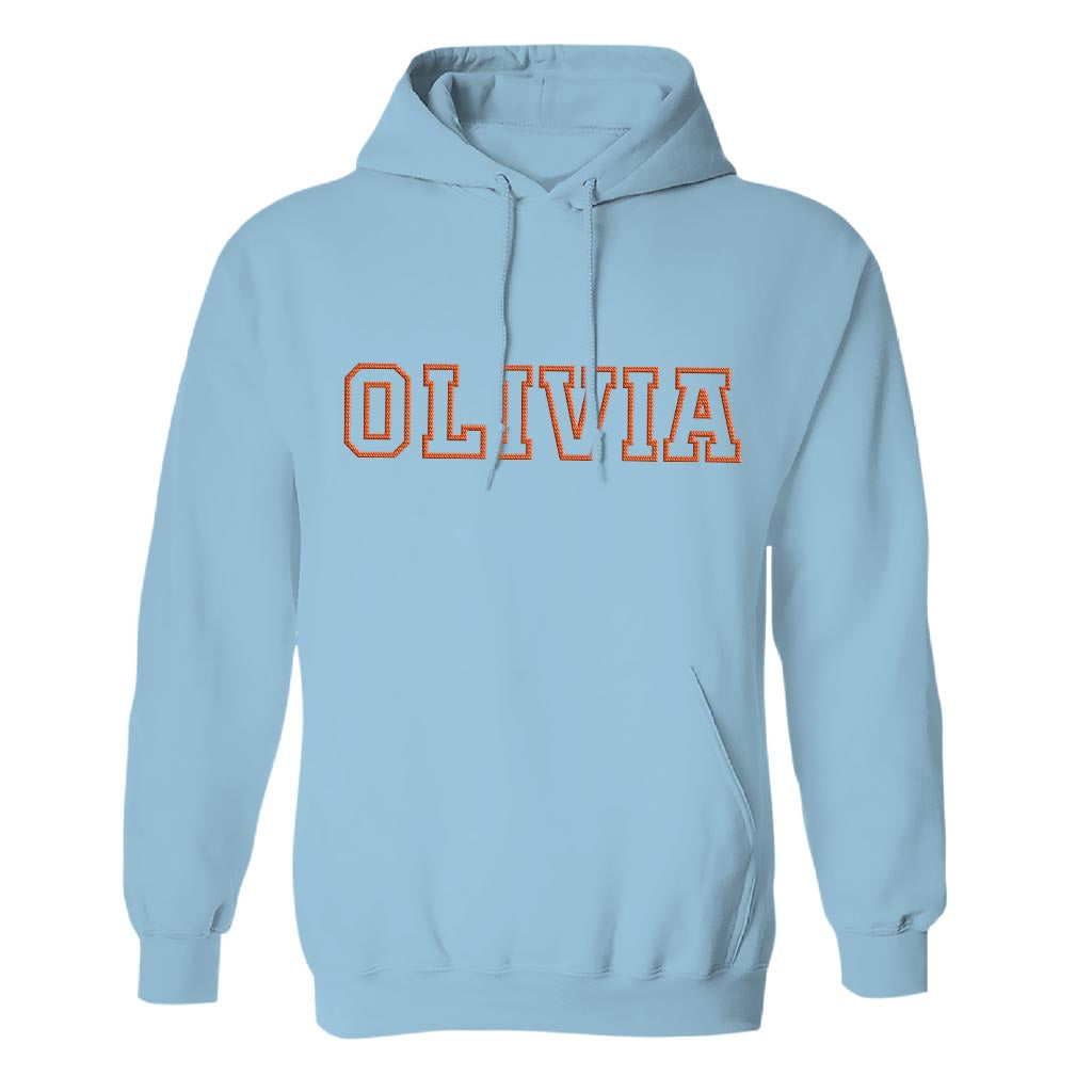 Personalisierter Hoodie mit Stickerei – bestickt mit dem Namen Ihrer besten Freundin