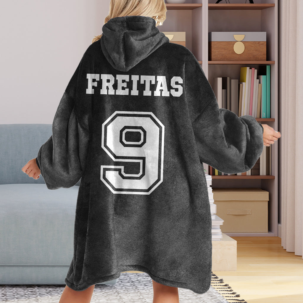 Sport Lovers Go Team - Personalized Baseball Blanket Hoodie