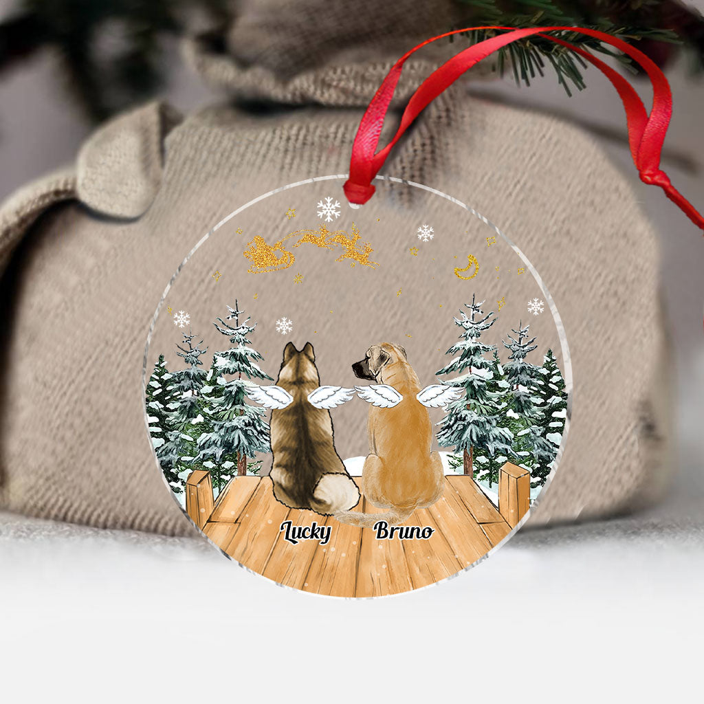 In Loving Memory - Gift for dog lovers, who lost dog, who lost cat - Personalized Transparent Ornament