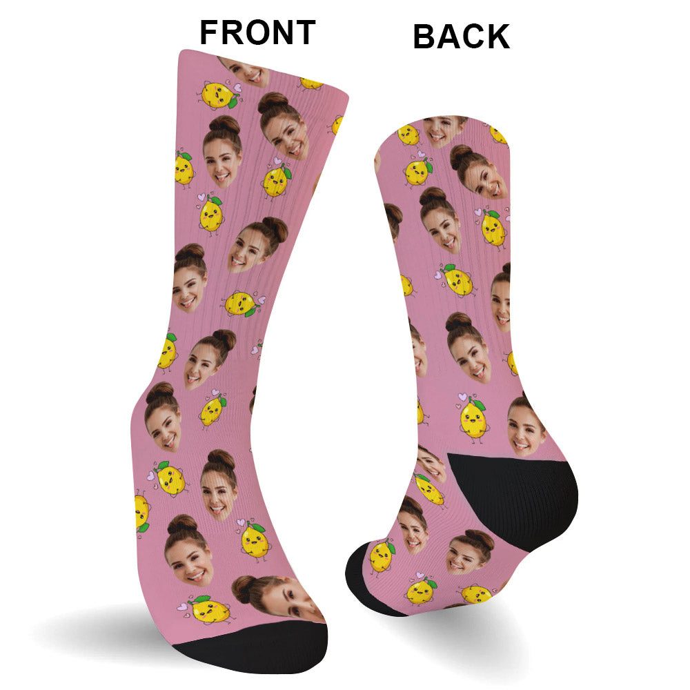 Chaussettes personnalisées pour belle-mère à motif d'icônes amusantes