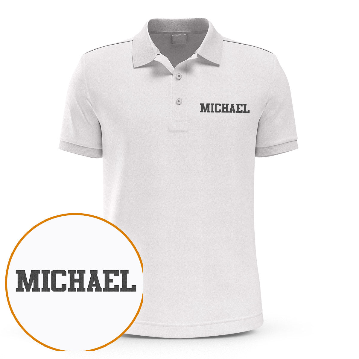Custom Name - Personalized grandson Embroidered Polo Shirt