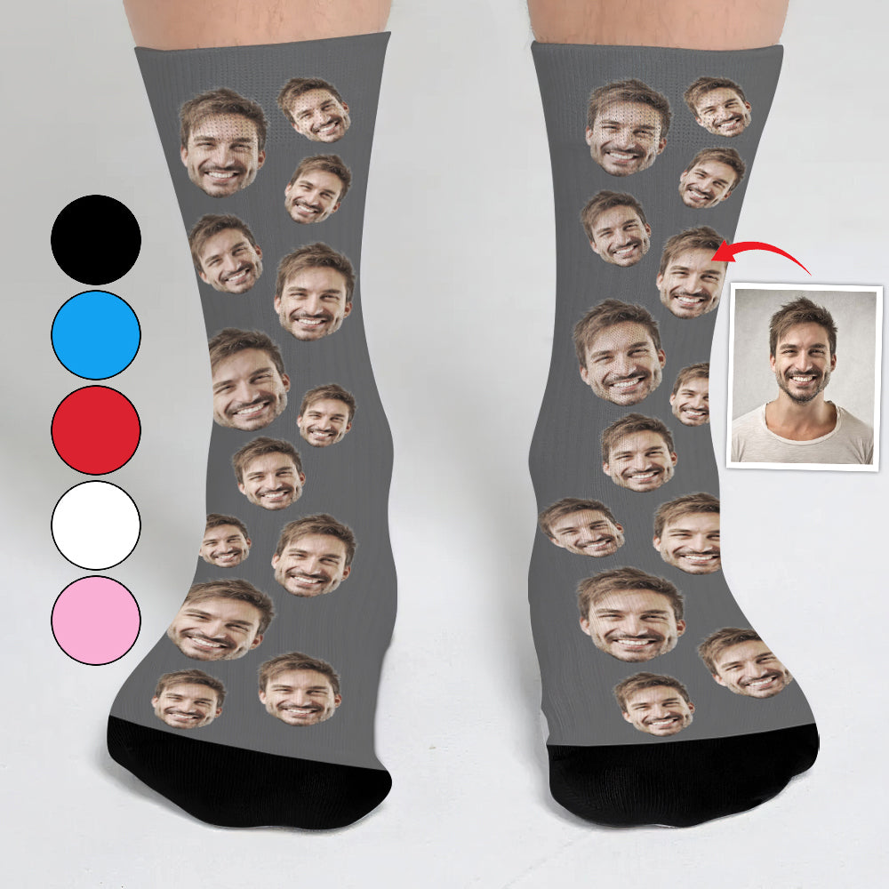 Individuell gestaltete Socken für Stiefväter