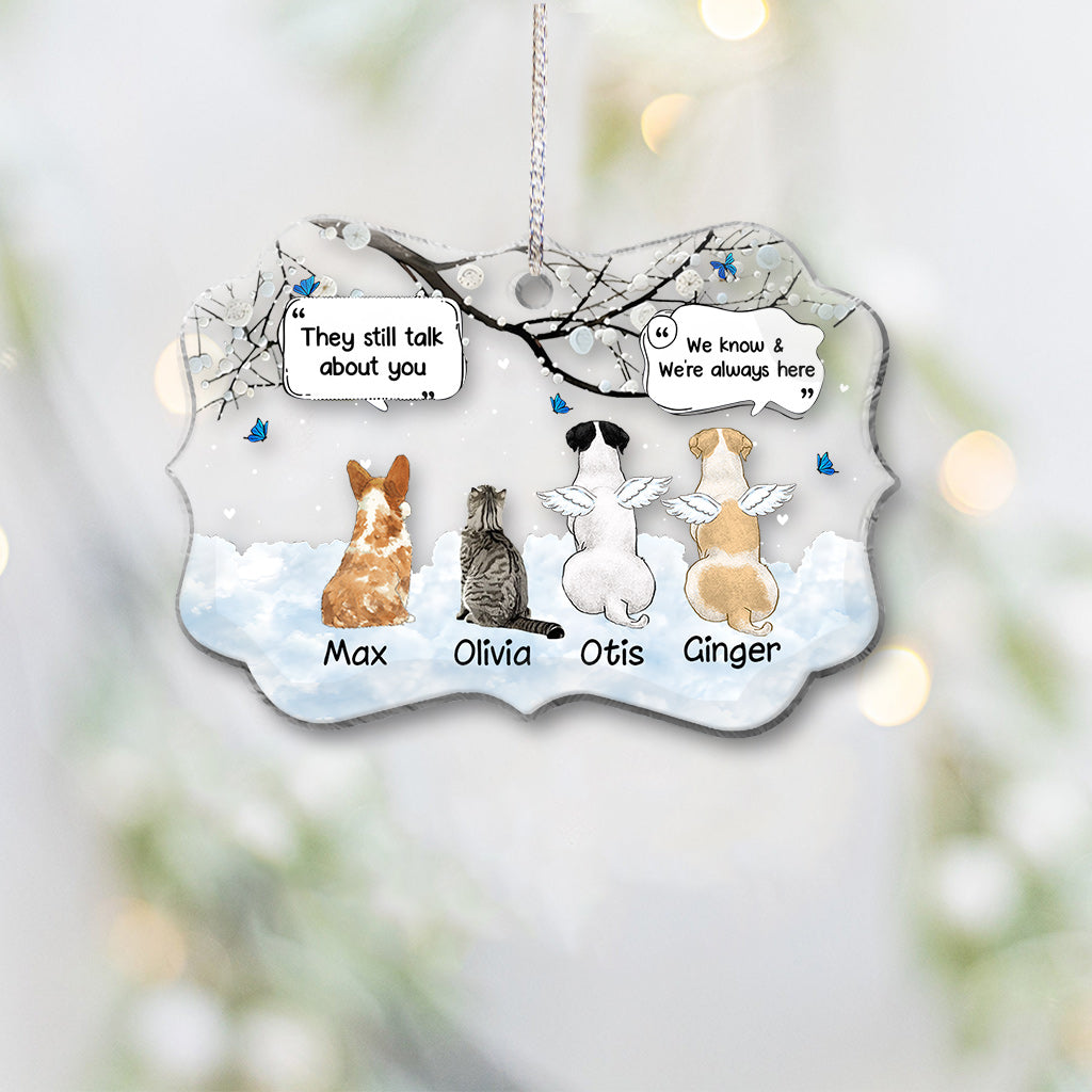 Ils parlent encore de toi - Médaillon transparent personnalisé pour chien