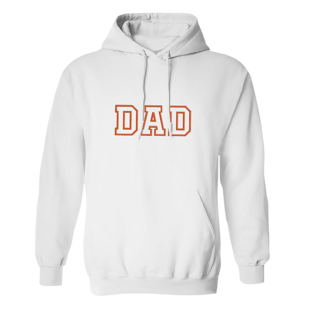 Custom Name - Personalized Father Embroidered Hoodie