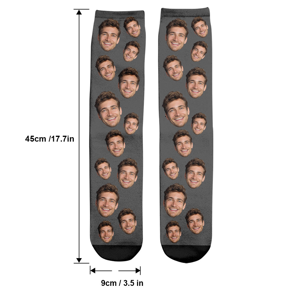 Custom Face - Personalized Uncle Socks