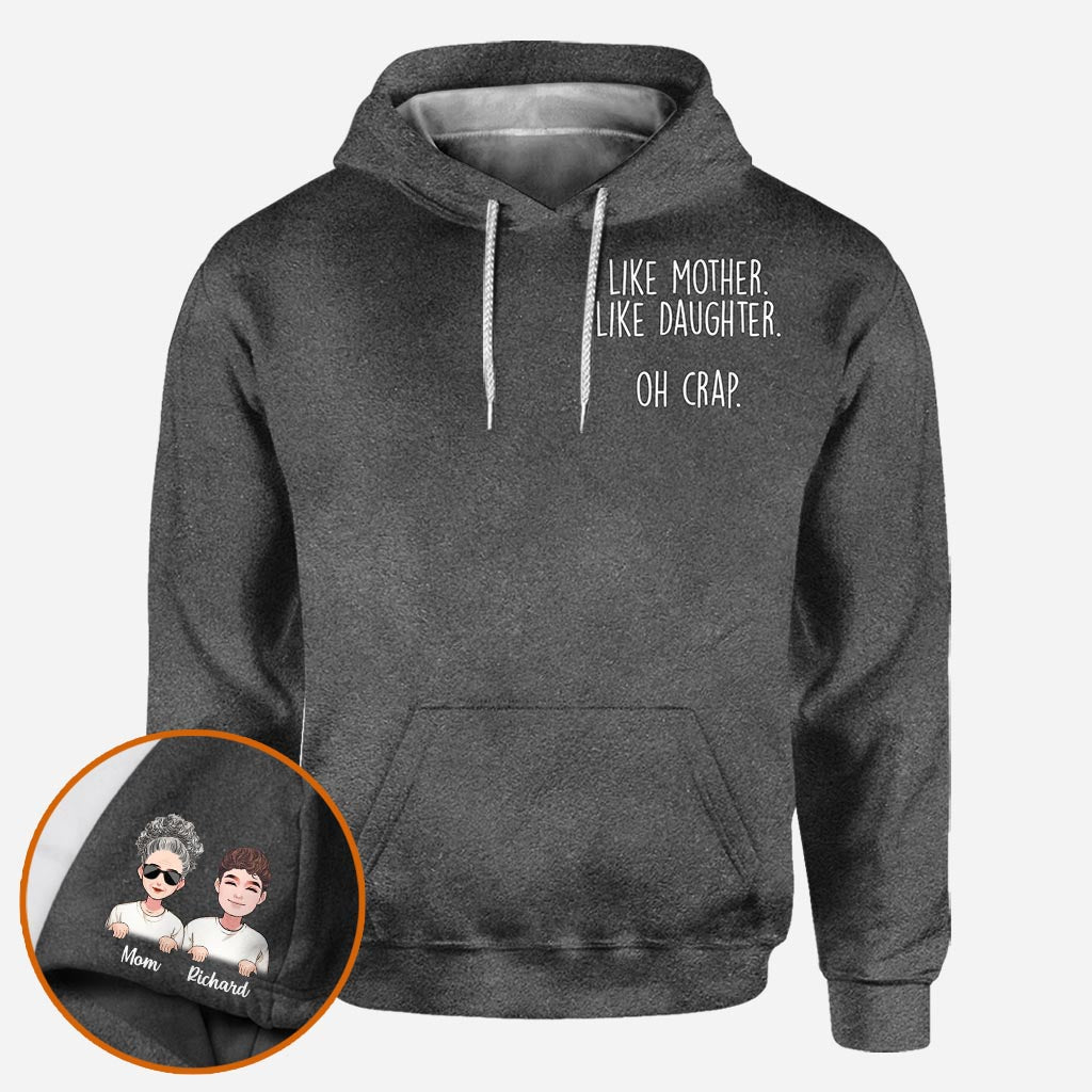 Like Mother Like Daughter - Gift for mom, daughter, son, toddler - child (2- 16 year) - Personalized All Over Shirt