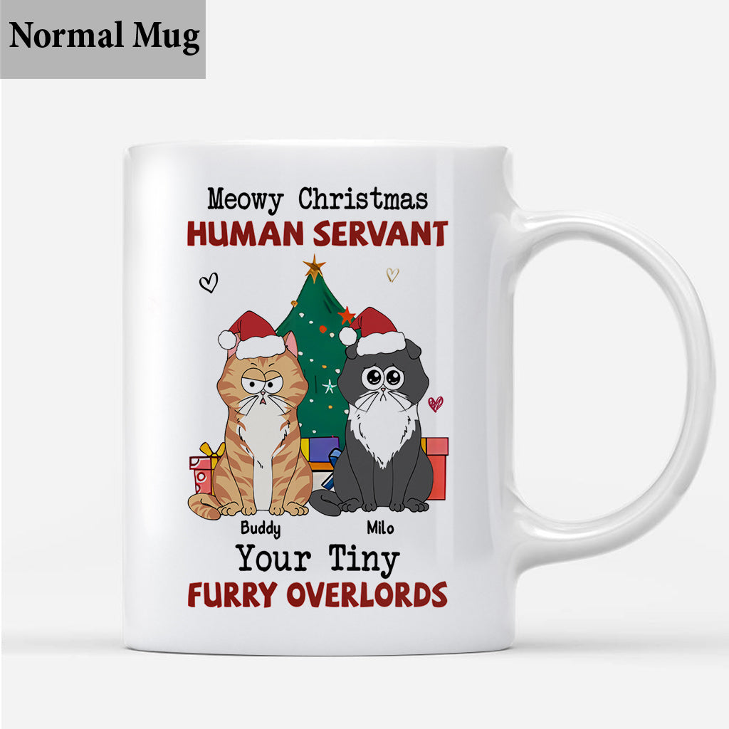 Miau-Weihnachten – Personalisierte Katzentasse