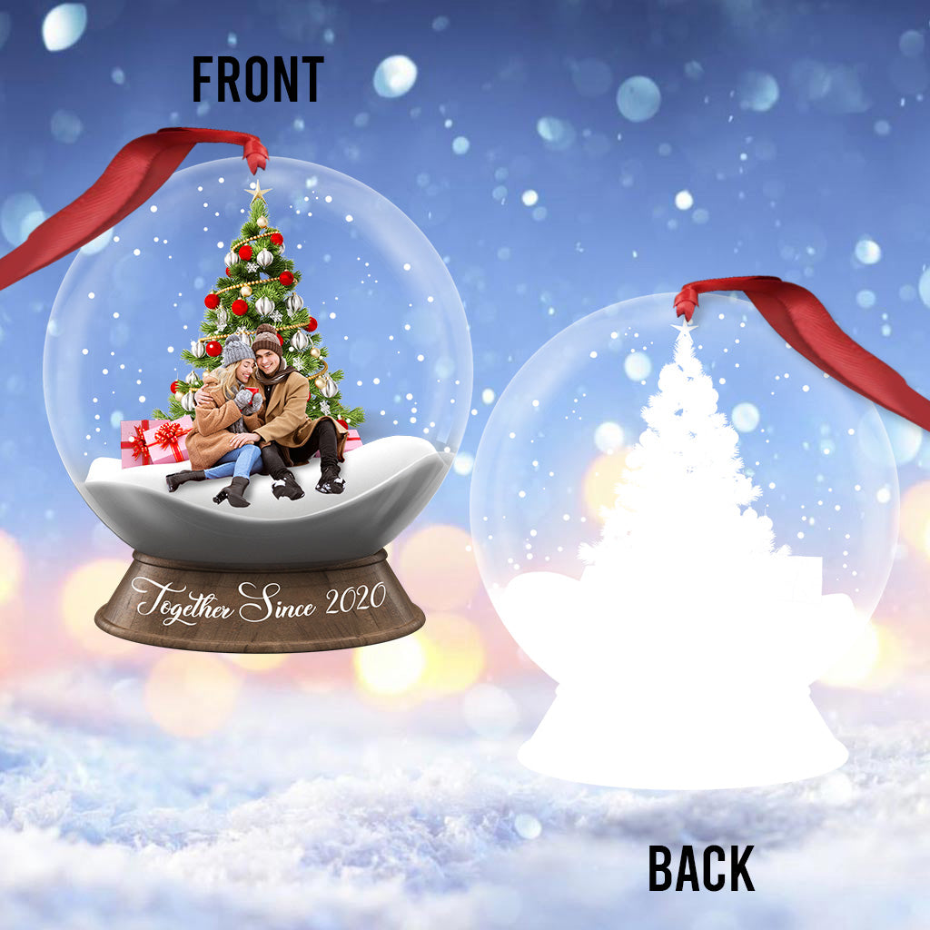 Together Since - Personalized Couple Transparent Ornament